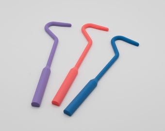 Magnetische 3D-geprinte slangenhaak in MINI-formaat. Slangenhaak voor jonge kuikens en andere zeer kleine slangen.