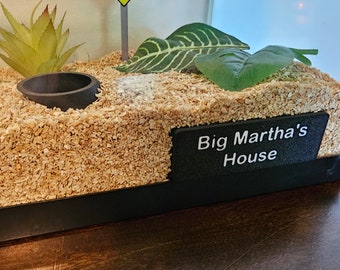 MEDIUM Hoggy Hide. Burrow Hide. Snake Hide for Western Hognose, Colubrids and other small snakes.