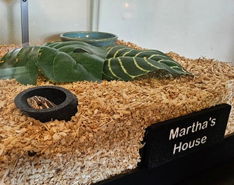 SMALL Hoggy Hide. Burrow Hide. Snake Hide for Western Hognose, Colubrids and other small snakes.