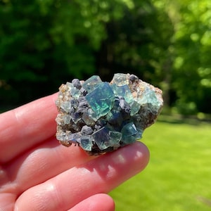 Pocket 42, Green Fluorite Cluster, Galena, Diana Maria Mine, England, UK
