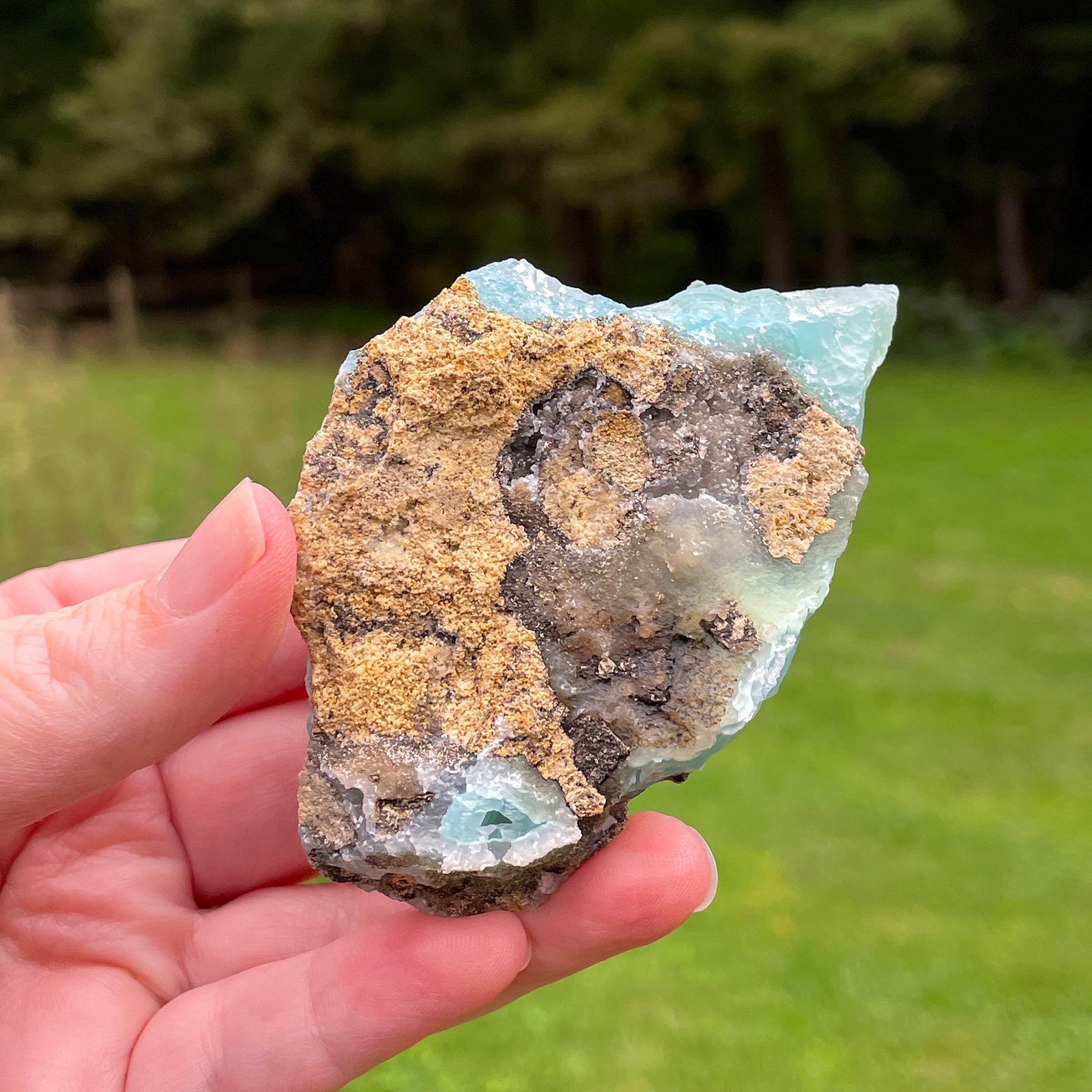 スミソナイト結晶、原石、未研磨、天然鉱物標本 - Etsy 日本