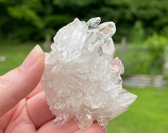 Double Sided, Clear Quartz Cluster, Quartz Crystals, Arkansas