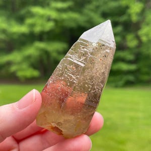 Smoky Quartz, Raw Crystal Point, Natural, Unpolished, Nigeria