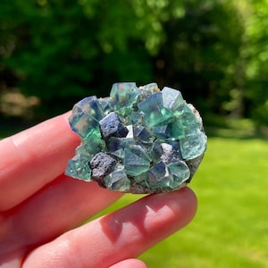 Pocket 42, Green Fluorite Cluster, Galena, Diana Maria Mine, England, UK