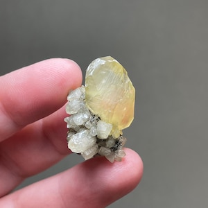 Calcite Crystal with Pyrite, Mineral Specimen, Anhui Province