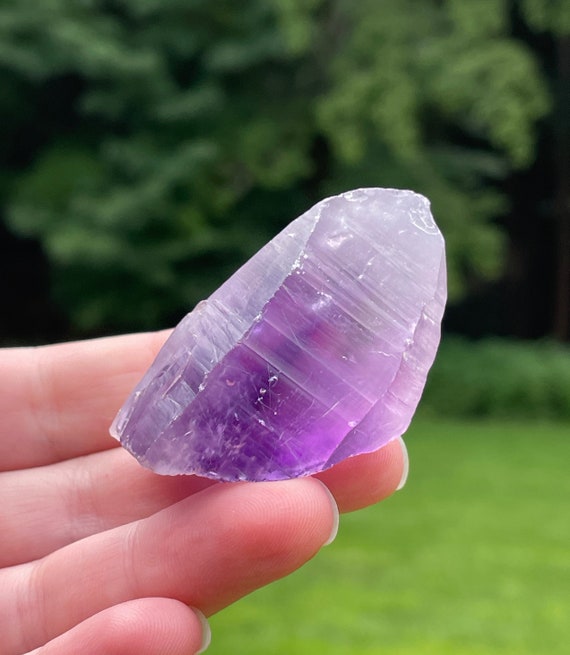 Tutu Amethyst Crystal Point, Natural, Unpolished, Nigeria, 4.5cm