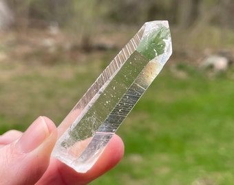 Clear Colombian Lemurian Quartz Crystal Point