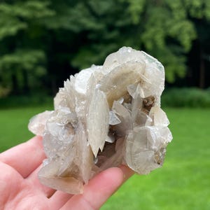 Large Calcite Cluster, Raw Crystals, Rough Natural Mineral Specimen