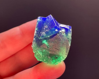 フローライト クリスタル ダイアナマリア鉱山 UK イングランド #017 ポケット42、グリーンフローライトクリスタル、ダイアナマリア