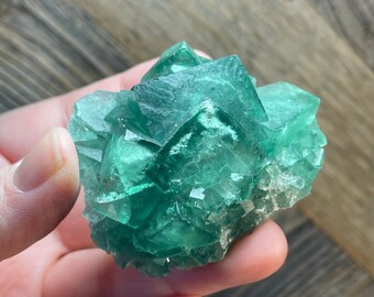 Green Madagascar Fluorite Crystal Cluster