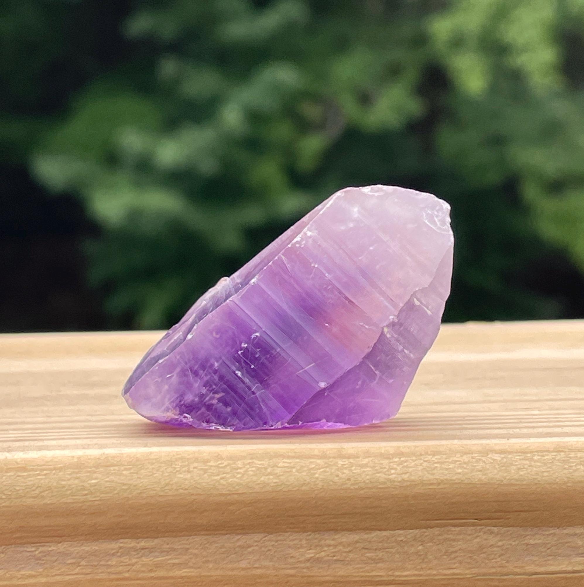 Tutu Amethyst Crystal Point, Natural, Unpolished, Nigeria, 4.5cm