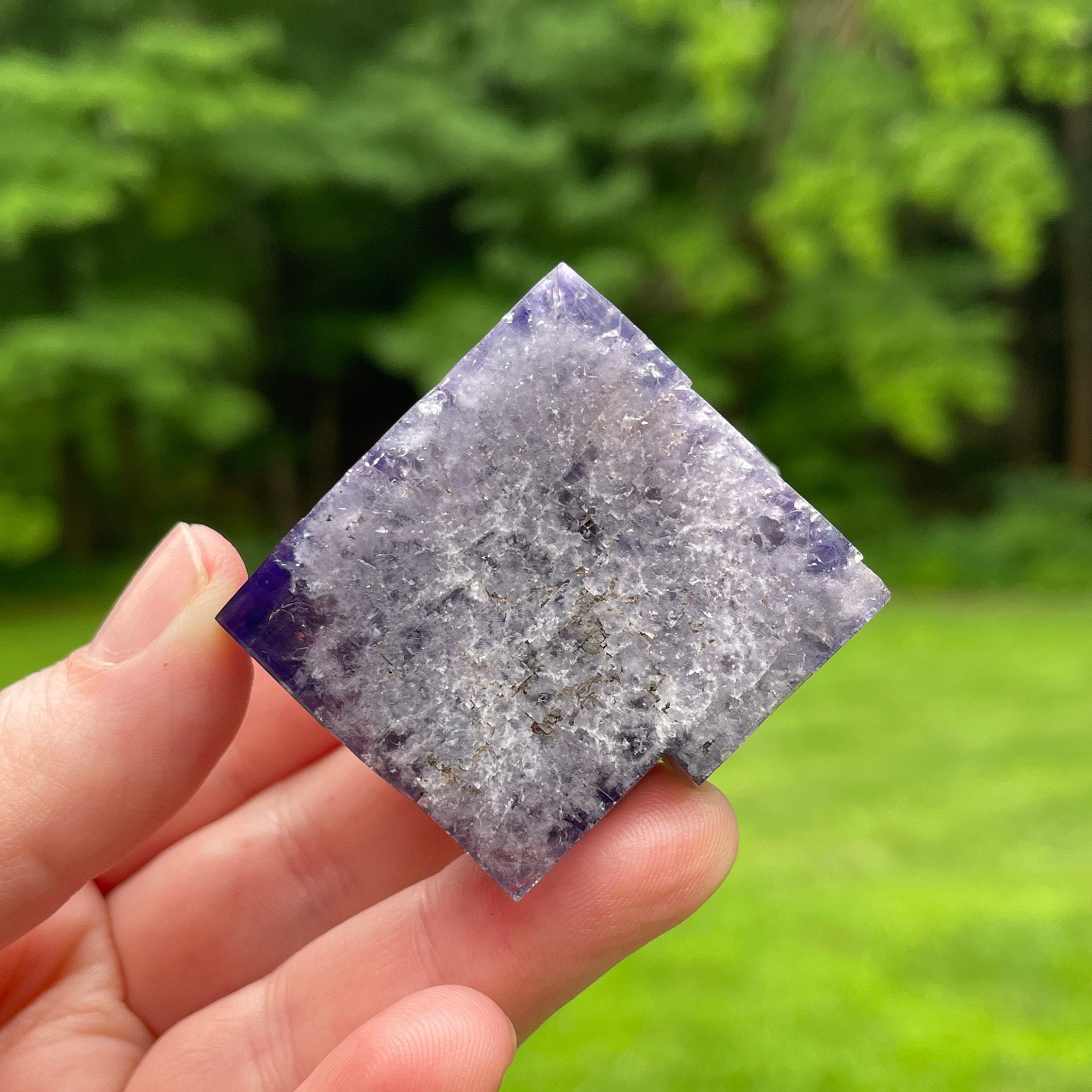 Big Purple Fluorite Cube Crystal, Lady Annabella, England UK