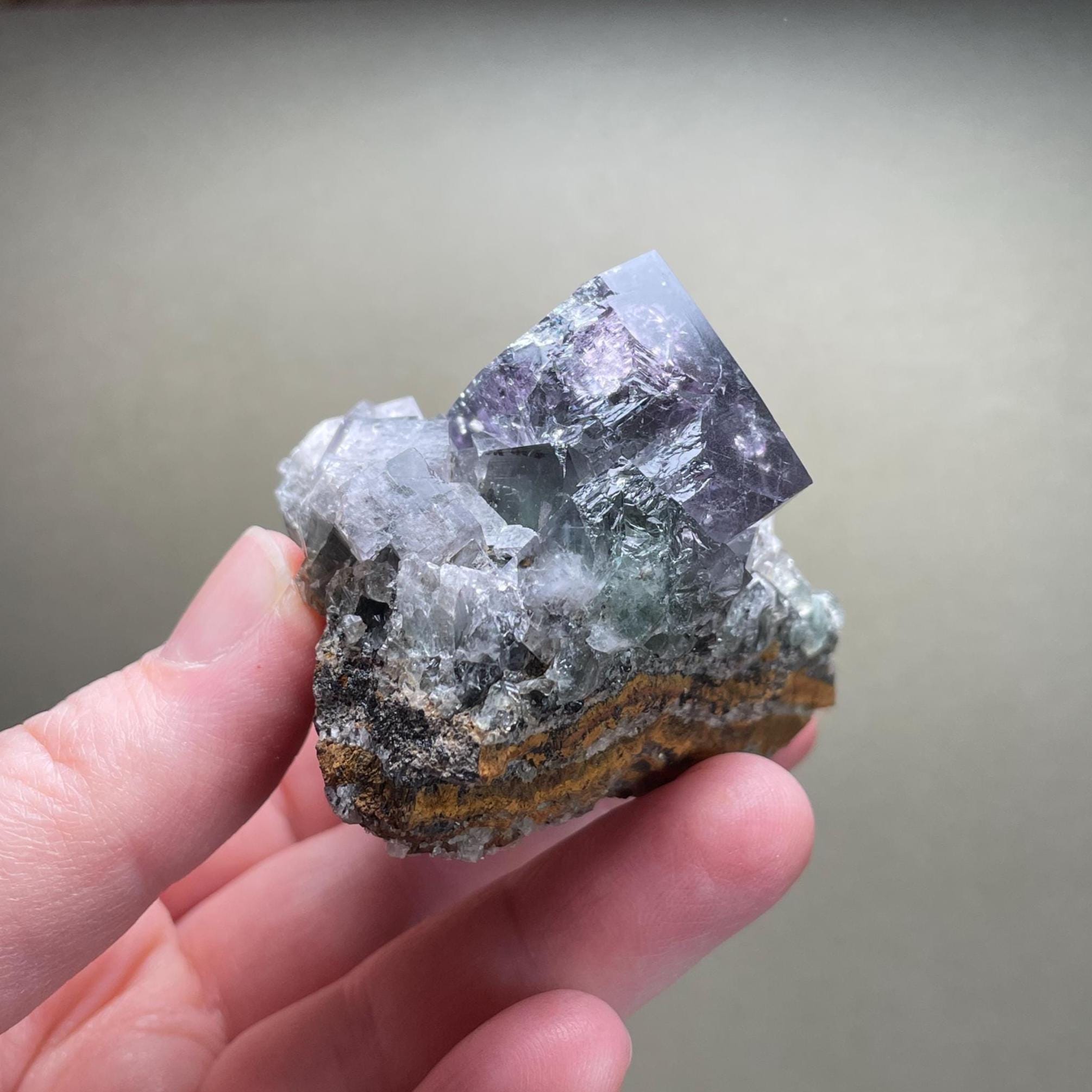 美品✨パープルレイン ポケット フローライト クラスター パープルレインポケット、フローライトクラスター、レディアナベラ