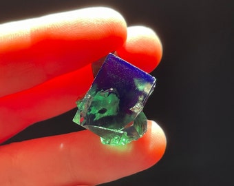 Green Fluorite Crystal Diana Maria Mine, England
