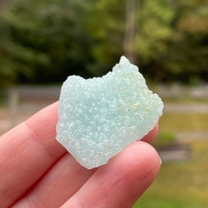 Blue Hemimorphite Mineral Specimen, Raw Natural Hemimorphite Crystal