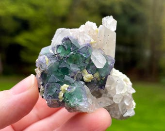 パープルレインポケット、パープルフローライトクラスター