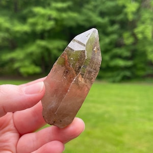 Smoky Quartz, Raw Crystal Point, Natural, Unpolished, Nigeria