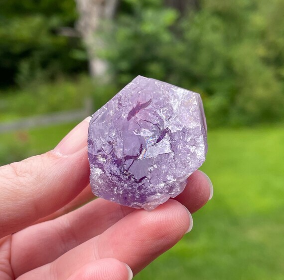 Tutu Amethyst Crystal Point, Natural, Unpolished, Nigeria, 4.5cm