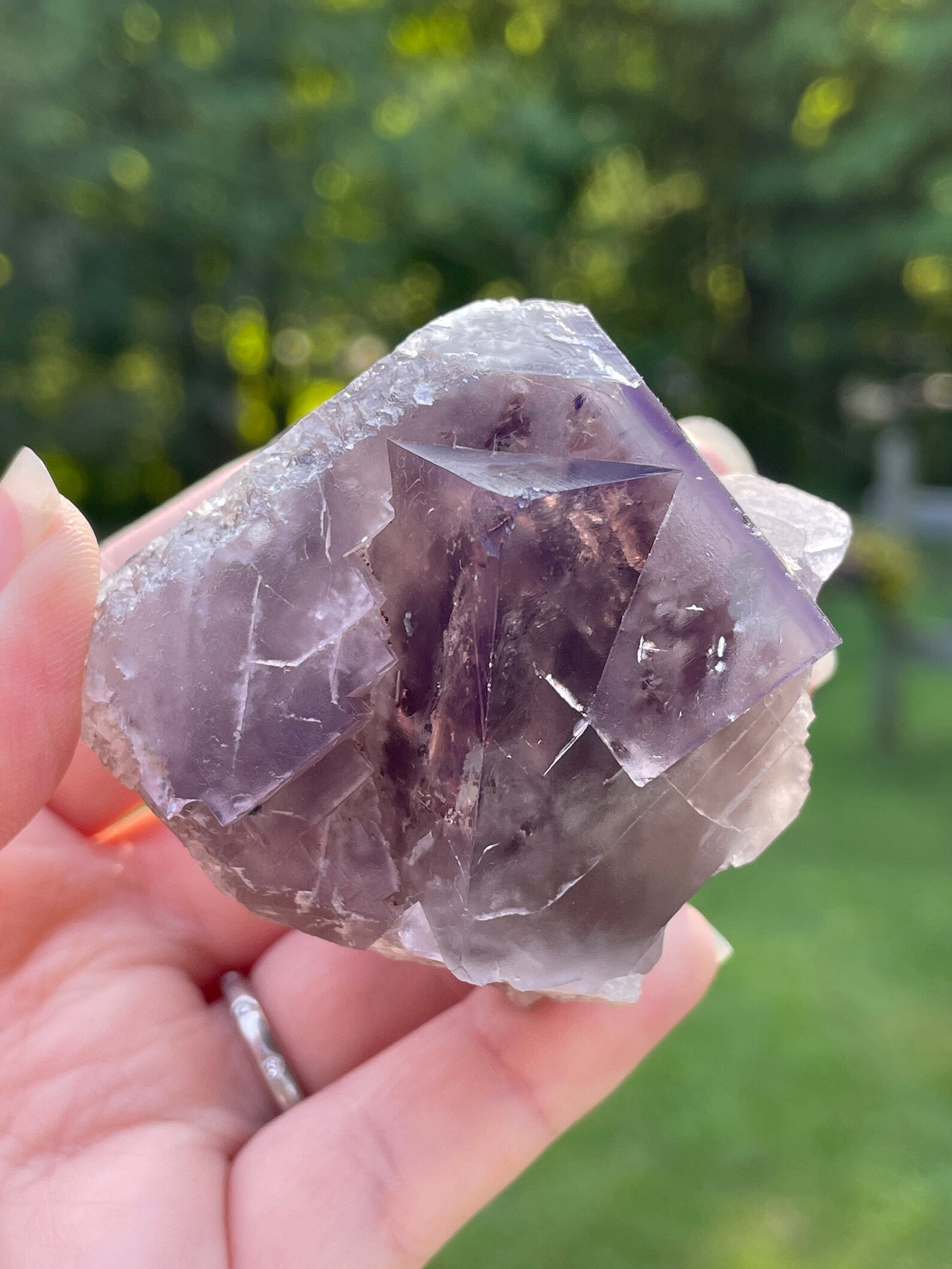 Sherry Twins Pocket Fluorite Large Twin Cube Crystal Color Etsy