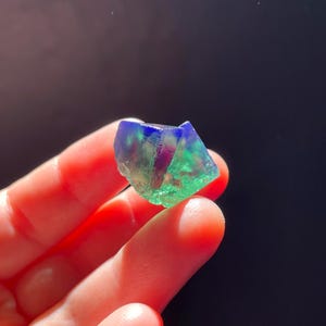 Heavy Metal Pocket, Green Fluorite Crystal, Diana Maria, England, UK