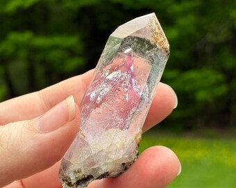 Goboboseb Amethyst Crystal Point, Natural Raw Specimen, 30.1gr