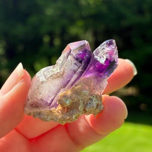 Brandberg Amethyst Crystal, Natural Raw Mineral Specimen, 17.2gr
