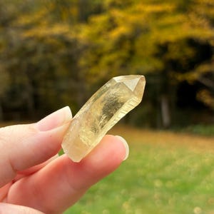 Australian Citrine, Natural Raw Crystal Point, 3.6cm, 10.4gr imagem 8