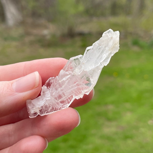 Clear Faden Quartz Crystal, Pakistan