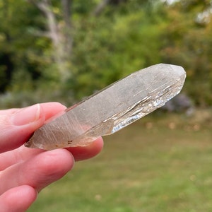 Smoky Quartz Crystal Point from Nigeria, Unpolished and Natural