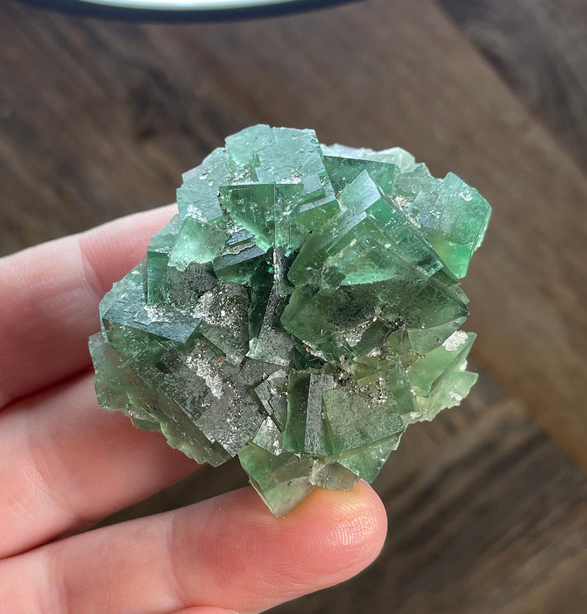 Northern Lights Pocket, Fluorite Cluster, Diana Maria