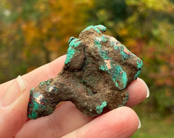 Native Copper Nugget Specimen, Green Patina, Michigan, 5cm, 47.8gr