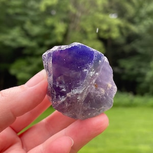 Color Changing Fluorite Specimen, Raw Fluorite Crystal, Nigeria