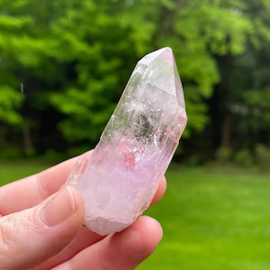 Goboboseb Amethyst Crystal, Unpolished Natural Crystal Point