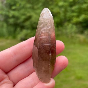 Natural Smoky Quartz Crystal, Big Smoky Quartz Point, Nigeria