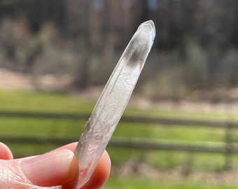 Gray Lithium Phantom Colombian Quartz Crystal