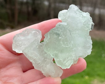 Green Fluorite Cluster, Xianghualing Fluorite