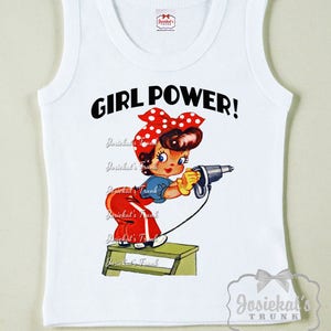 Rosie Riveter Girl Power Shirt - WWII Retro Tee