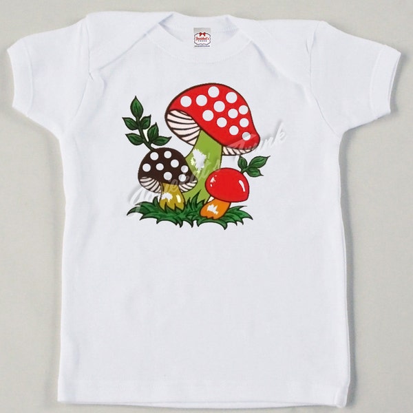 Retro Mushroom Tee Custom Size Vintage Red Dot Tshirt Tank