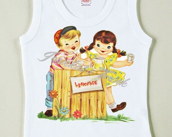 Vintage Lemonade Tee Stand Tank T Shirt Custom Size Retro