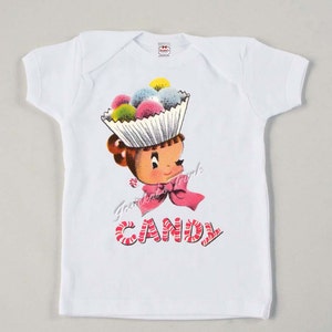 Vintage Candy Girl Tee Tshirt Tank Custom Size Retro Party