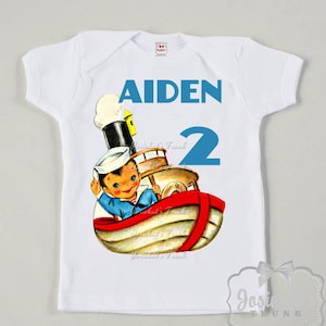 Personalized Sailor Birthday Shirt: Nautical Party Tee