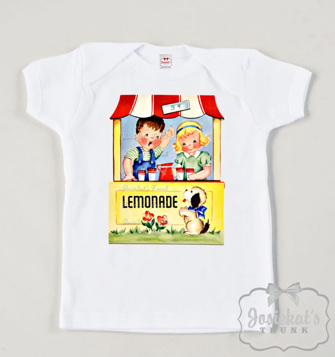 Lemonade Stand Shirt Vintage Lemonade Tee Children Lemon Stand Tank T