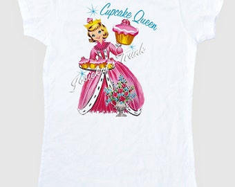 Cupcake Queen Women's T Shirt Adult Size S M L Xl 2Xl