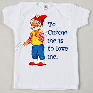 Retro Gnome Tee: Funny &#39;To Gnome Me&#39; Unisex Shirt
