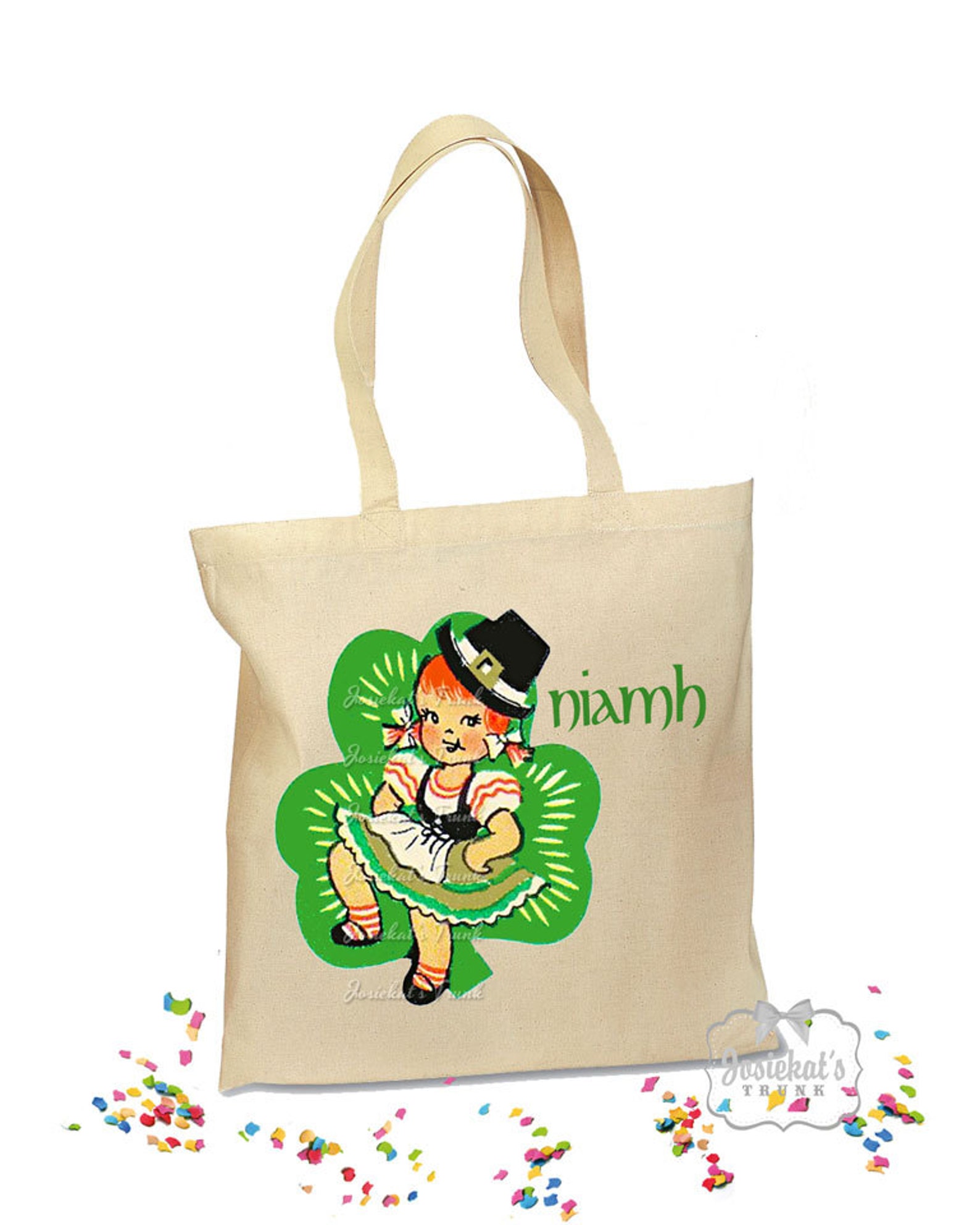 Irish Dance Bag Irish Gift Bag Tote St. Patrick Girl Etsy