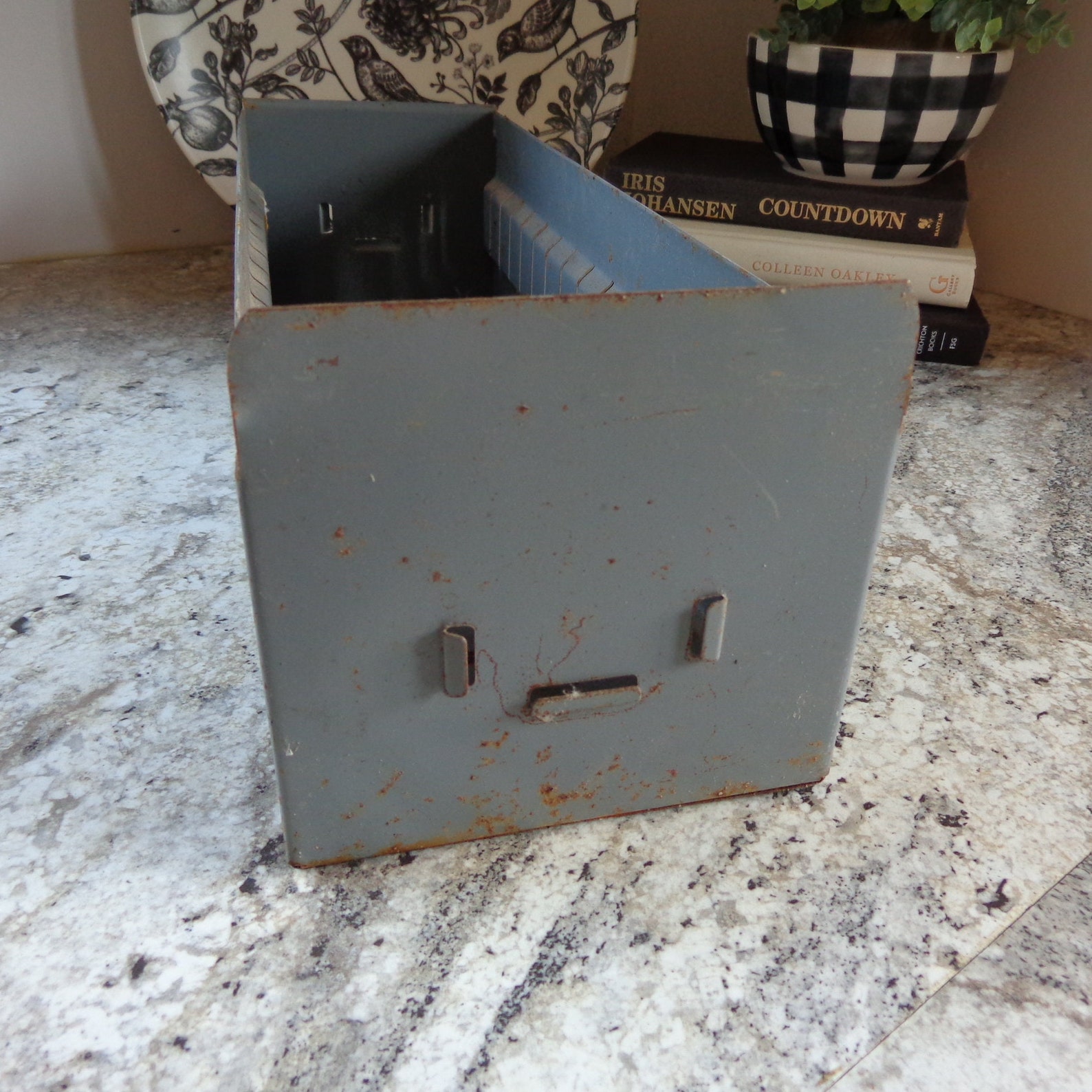 Vintage Metal Parts Bin Drawer Industrial Storage Drawer Etsy