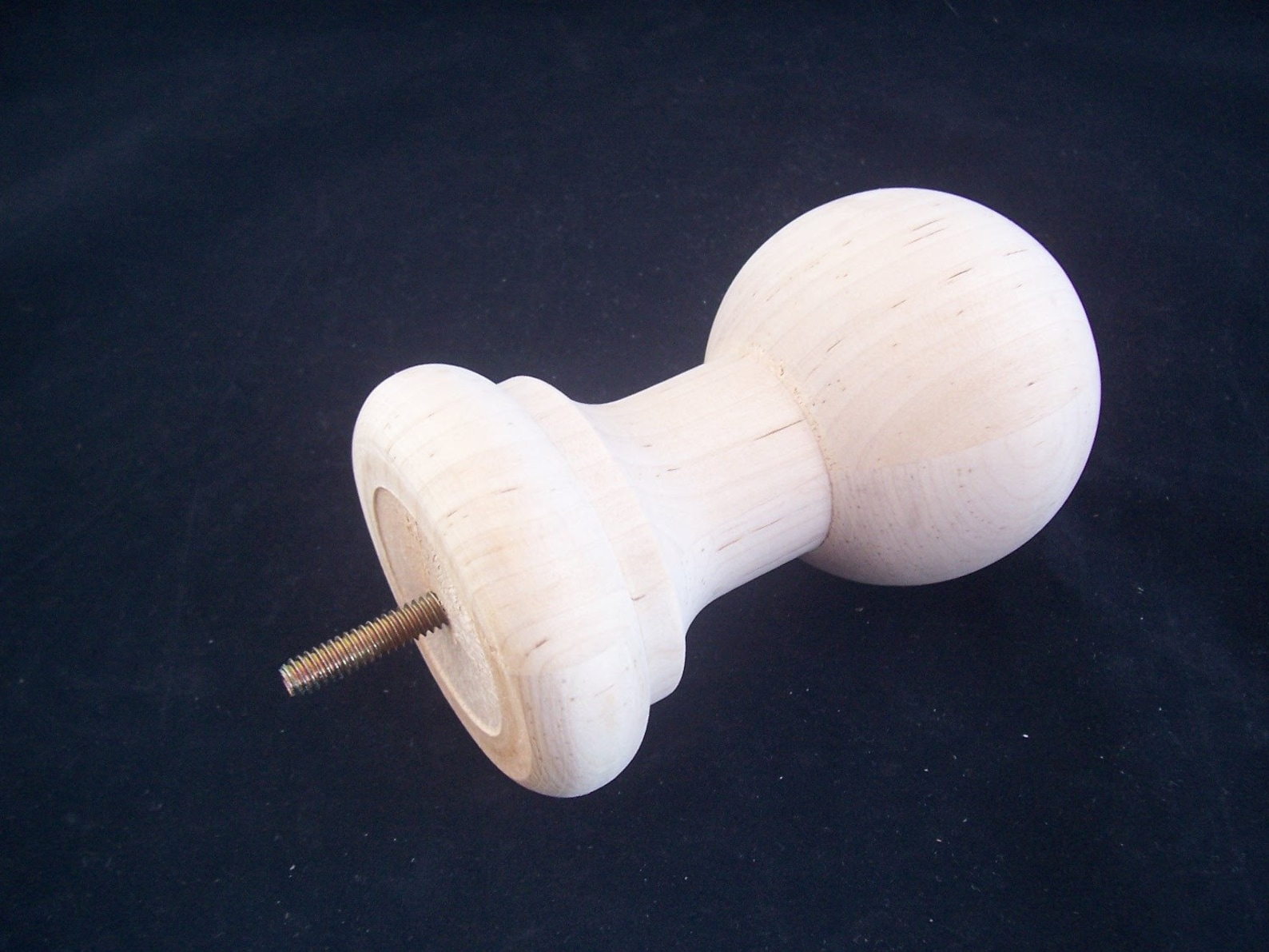 Set of 4 New 5 Turned Unfinished Wood Ball Furniture Etsy