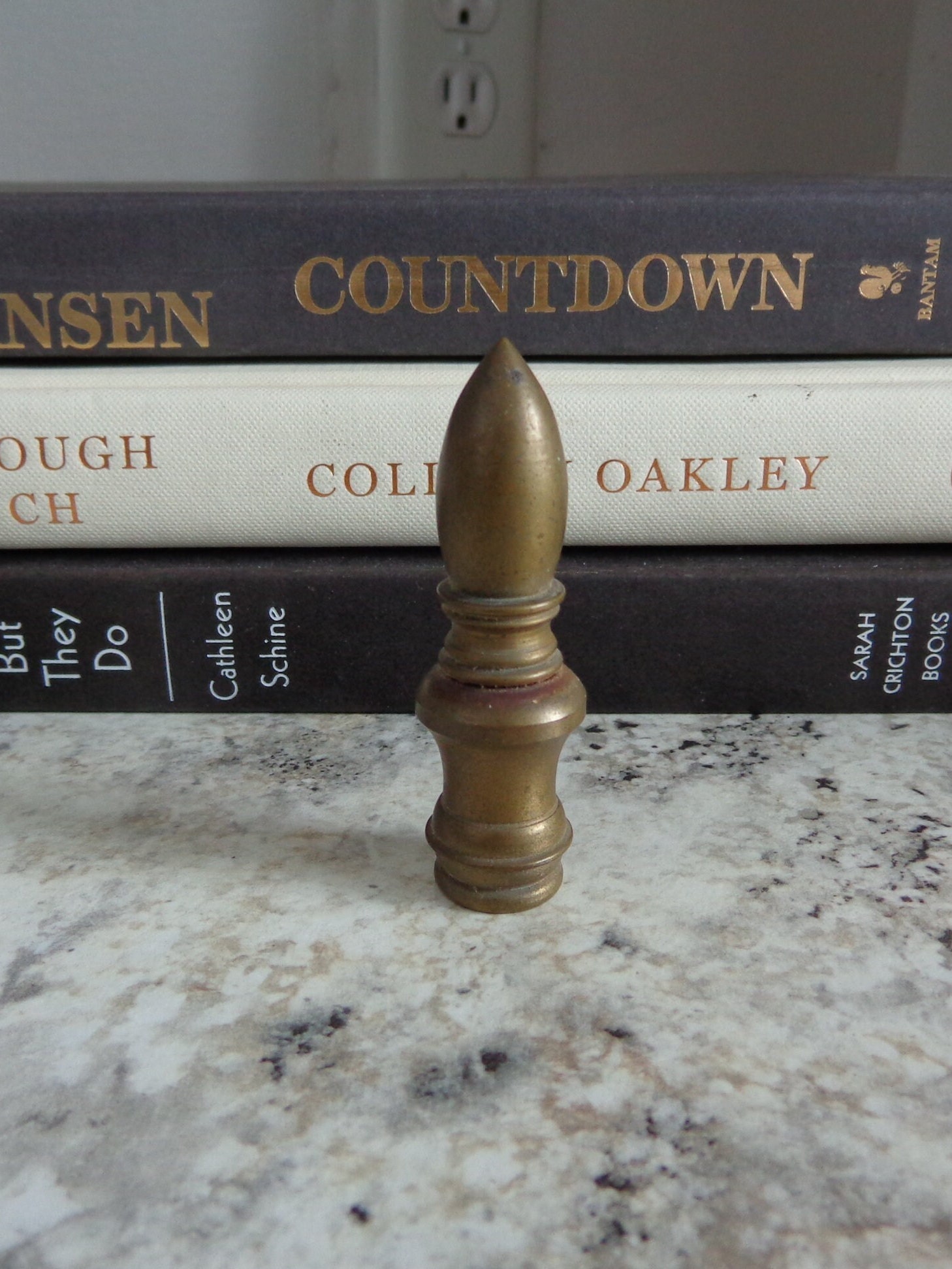Details about   Vintage Brass Lamp Finial Antique 2 5/8 inch 