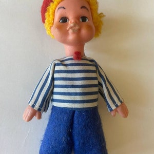 Doll Sailor figurine DDR Germany Vintage Rare 1960s