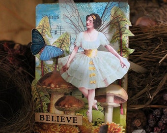 Dandelion Fairy ATC Mini Collage Kit